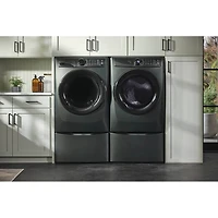 8.0 Cu. Ft. Alpine Green Front Load Perfect Steam Electric Dryer