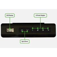 Rise Up Essential Electric Standing Desk - White