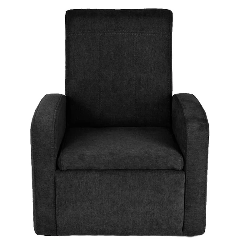Stash Mini Kids Folding Sofa Chair - Pirate Black - OPEN BOX