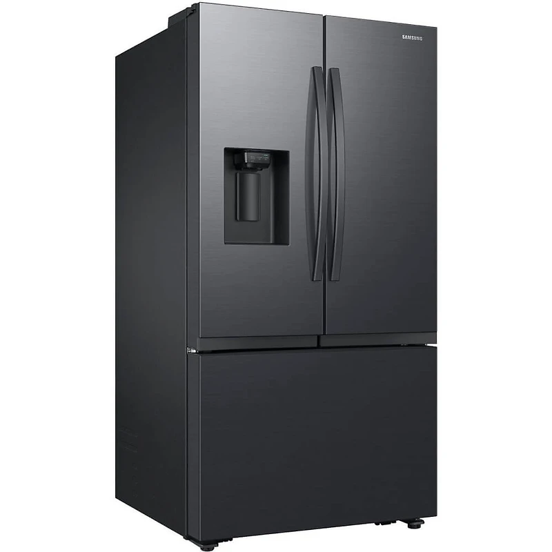 31 Cu. Ft. Matte Black Steel 3-Door French Door Smart Refrigerator