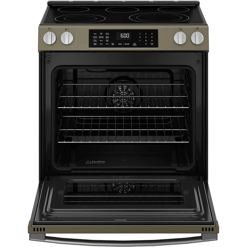 5.3 Cu. Ft. Slate Slide-In Smoothtop Electric Smart Range