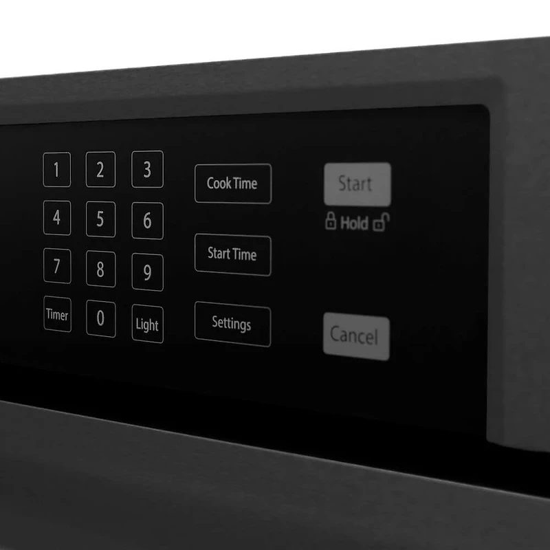 30 inch Professional Black Stainless True Convection Single Wall Oven