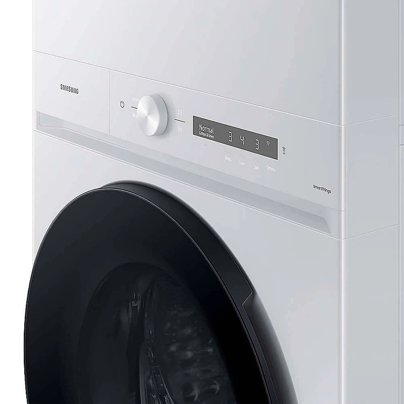4.6 Cu. Ft. Washer/7.6 Cu. Ft. Dryer Electric Stacked Laundry Center