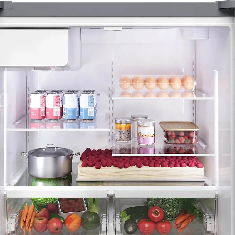 26 Cu. Ft. Stainless French Door Smart Bottom Mount Refrigerator