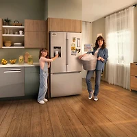 26 Cu. Ft. Stainless French Door Smart Bottom Mount Refrigerator