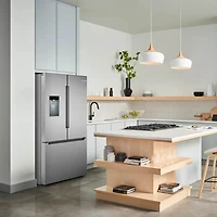 26 Cu. Ft. Stainless French Door Smart Bottom Mount Refrigerator