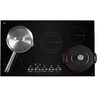 36 inch Black 5 Burner Electric Cooktop