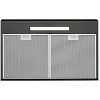 30 inch Black Stainless Convertible Undercabinet Range Hood 