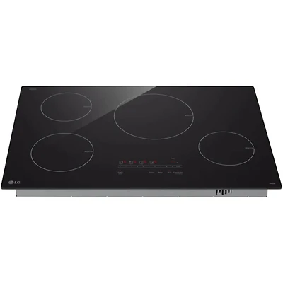 30 inch Black 4 Burner Smoothtop Induction Cooktop
