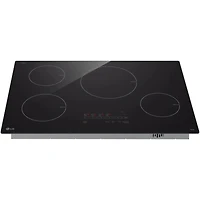 30 inch Black 4 Burner Smoothtop Induction Cooktop