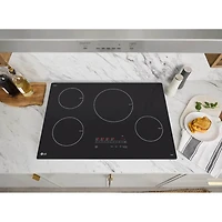 30 inch Black 4 Burner Smoothtop Induction Cooktop