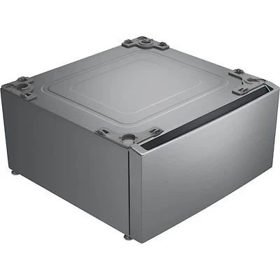 27 inch Graphite Steel Laundry Pedestal with Storage Drawer