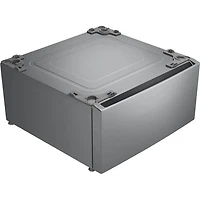 27 inch Graphite Steel Laundry Pedestal with Storage Drawer