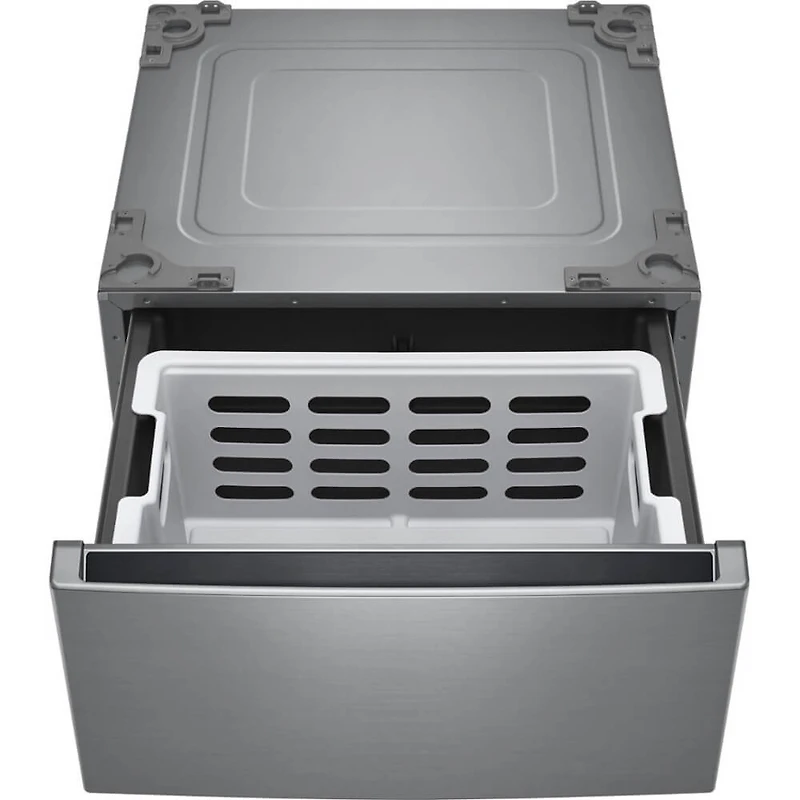 27 inch Graphite Steel Laundry Pedestal with Storage Drawer