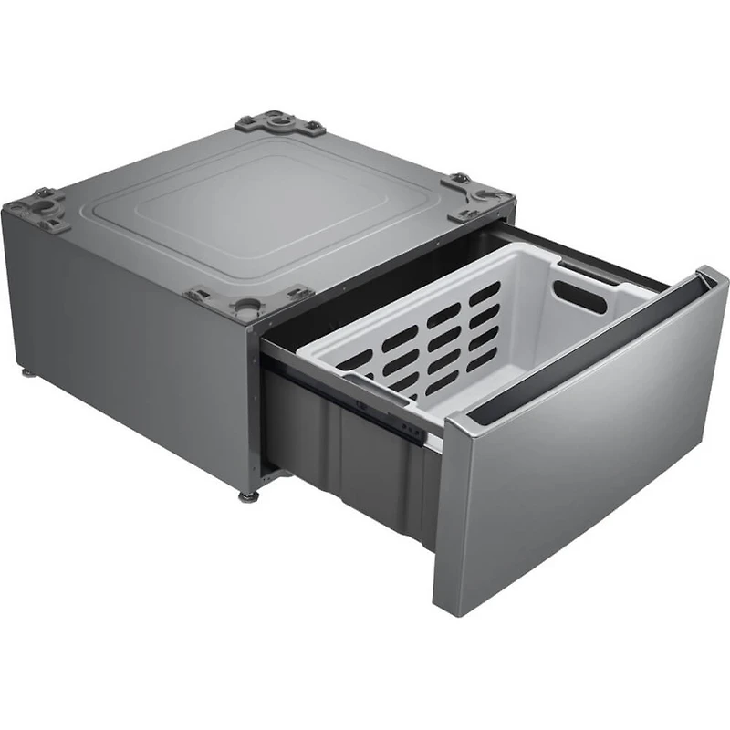 27 inch Graphite Steel Laundry Pedestal with Storage Drawer