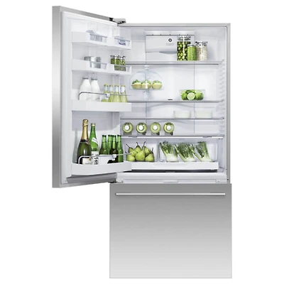 17.1 Cu. Ft. Stainless Bottom Freezer Counter Depth Refrigerator