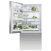 17.1 Cu. Ft. Stainless Bottom Freezer Counter Depth Refrigerator