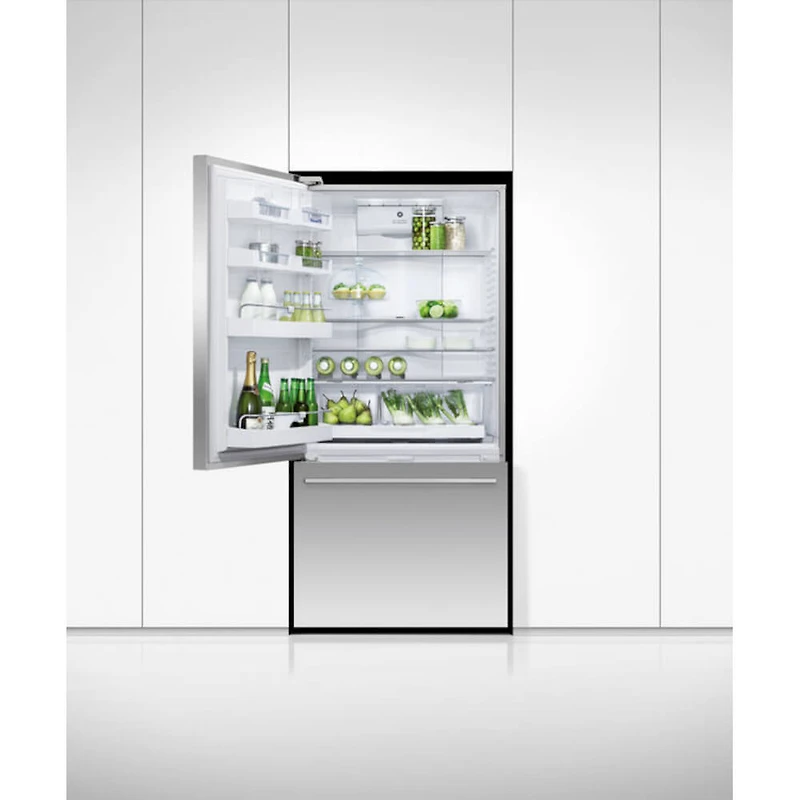 17.1 Cu. Ft. Stainless Bottom Freezer Counter Depth Refrigerator