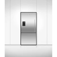 17.1 Cu. Ft. Stainless Bottom Freezer Counter Depth Refrigerator