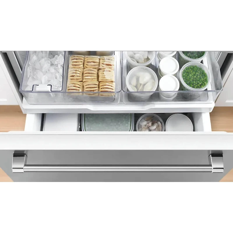 17.1 Cu. Ft. Stainless Bottom Freezer Counter Depth Refrigerator