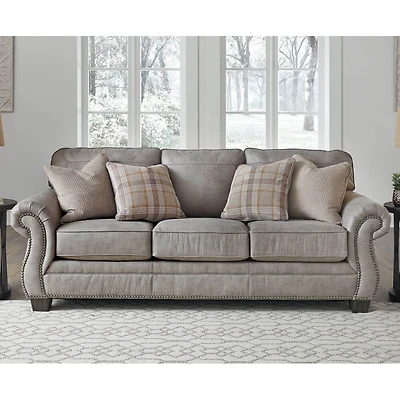 Olsburg Sofa - Steel - OPEN BOX