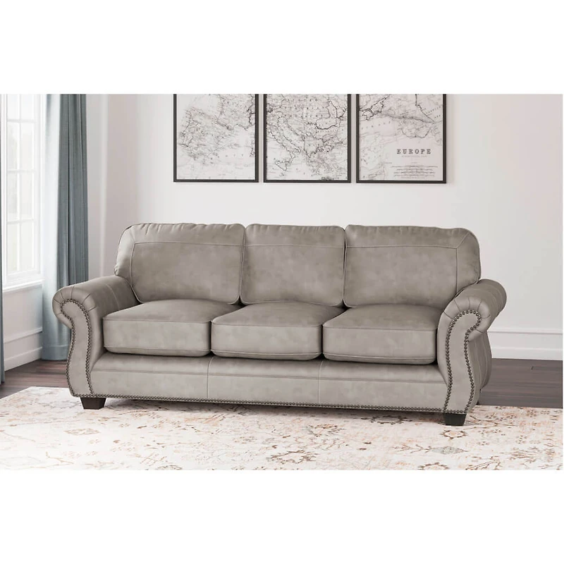 Olsburg Sofa - Steel - OPEN BOX