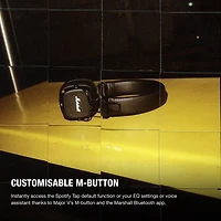 Major V Wireless On-Ear Headphones - Black