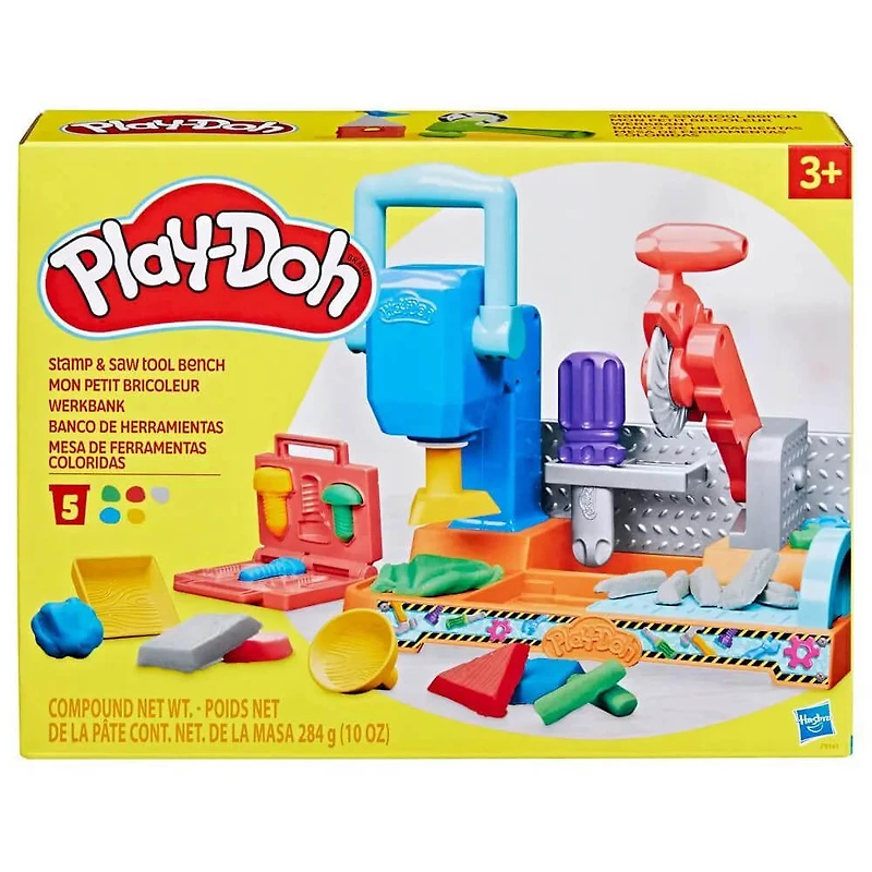 Play-Doh Stamp and Saw Tool Bench Playset