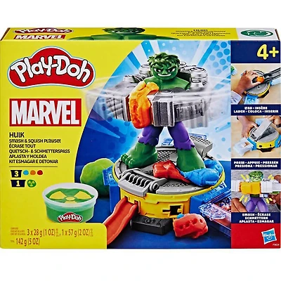Play-Doh Hulk Smash & Squish Playset with Hulk Action Figure