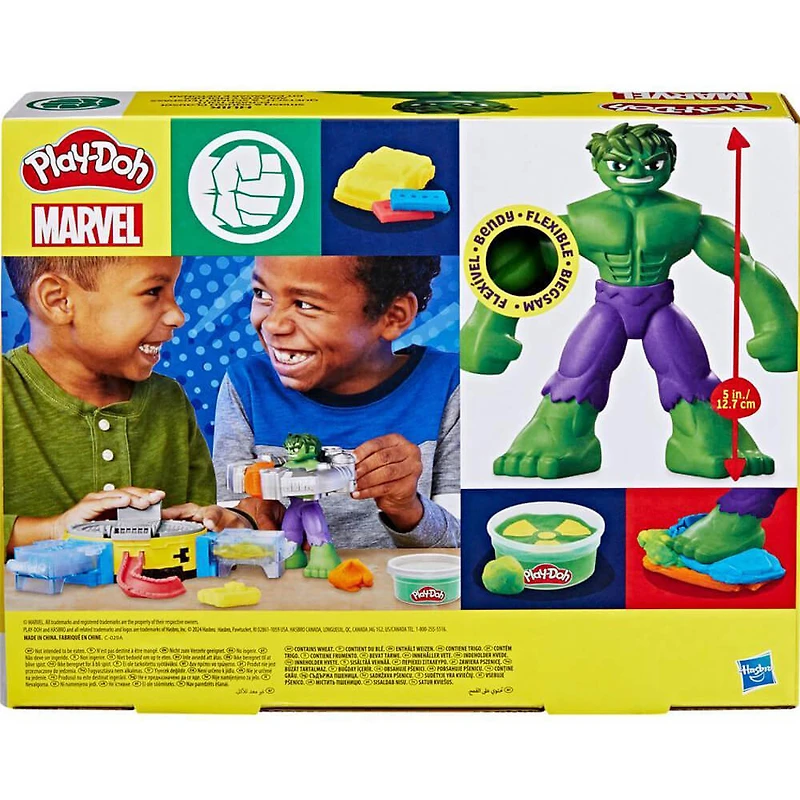 Play-Doh Hulk Smash & Squish Playset with Hulk Action Figure