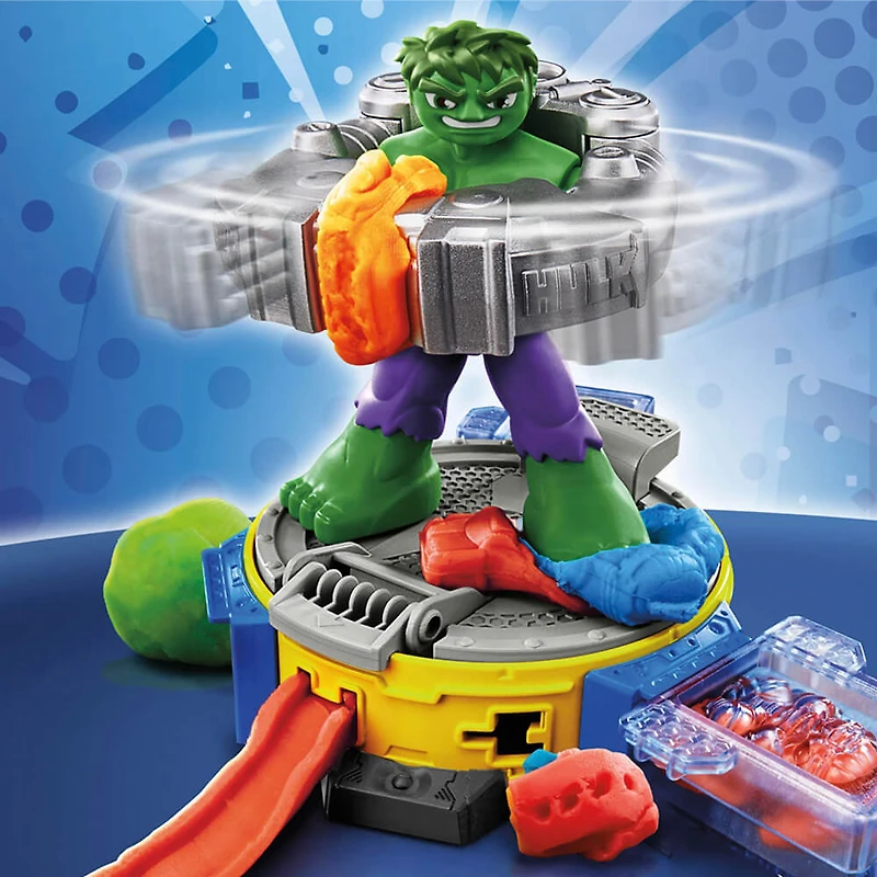 Play-Doh Hulk Smash & Squish Playset with Hulk Action Figure