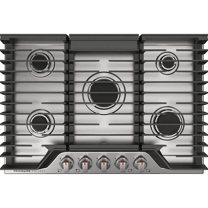 30 inch Stainless 5 Burner Gas Cooktop
