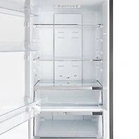 10.8 Cu. Ft. Guardia Stainless Bottom Freezer Refrigerator