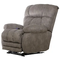 Dixon Oversized Power Lay Flat Recliner - Charcoal
