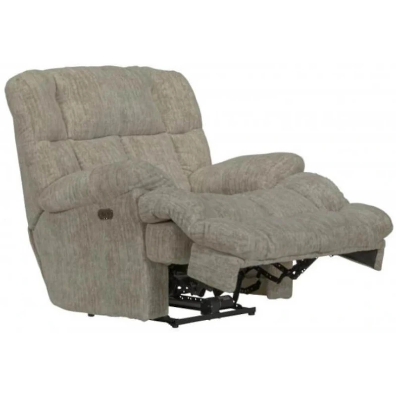 Cirrus Parchment Chaise Rocker Recliner - Beige