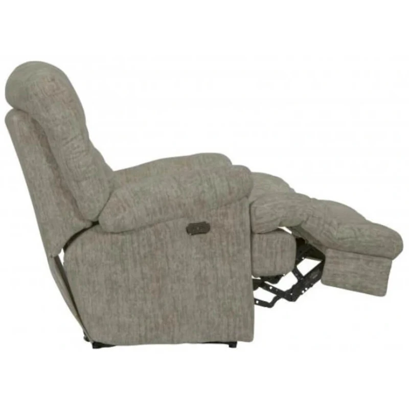Cirrus Parchment Chaise Rocker Recliner - Beige