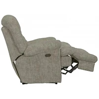 Cirrus Parchment Chaise Rocker Recliner - Beige