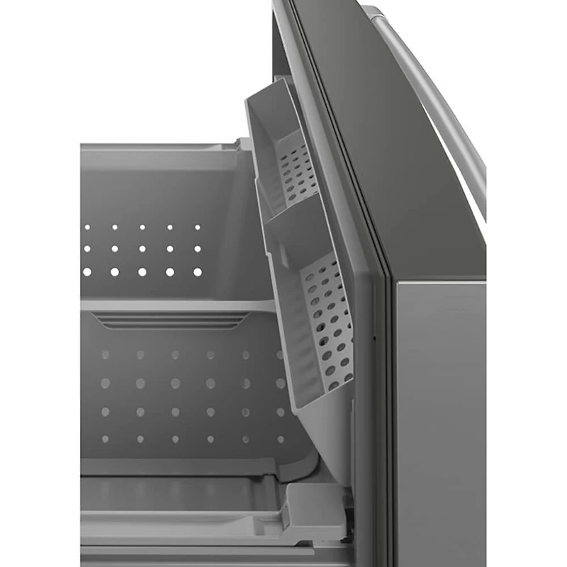 23.2 Cu. Ft. Stainless Counter-Depth 4-Door French Door Refrigerator