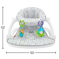 Sit-Me-Up Floor Seat Portable Baby Chair - Honeydew Drop