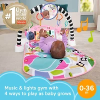 Glow and Grow Kick and Play Piano Gym Baby Playmat - Pink