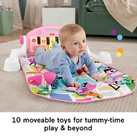 Glow and Grow Kick and Play Piano Gym Baby Playmat - Pink