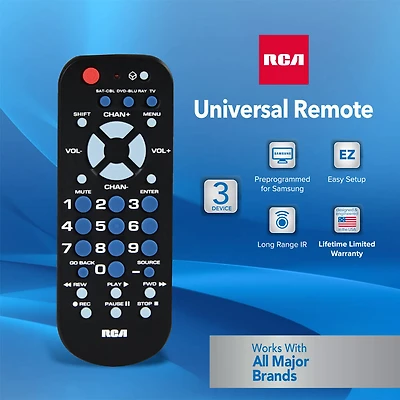 Universal Remote Control with Functions