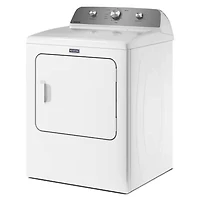 7.0 Cu. Ft. White Top Load Electric Dryer with Wrinkle Prevent