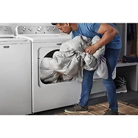 7.0 Cu. Ft. White Top Load Electric Dryer with Wrinkle Prevent
