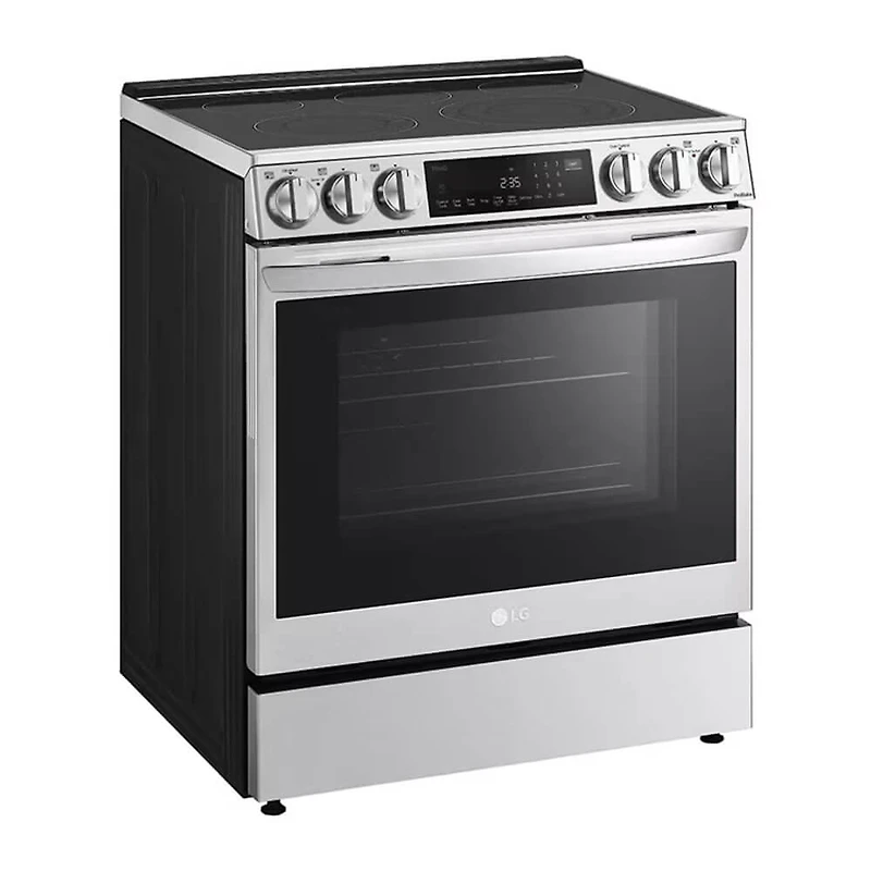 6.5 Cu. Ft. Stainless Slide-In Smart Electric Range with Air Fry