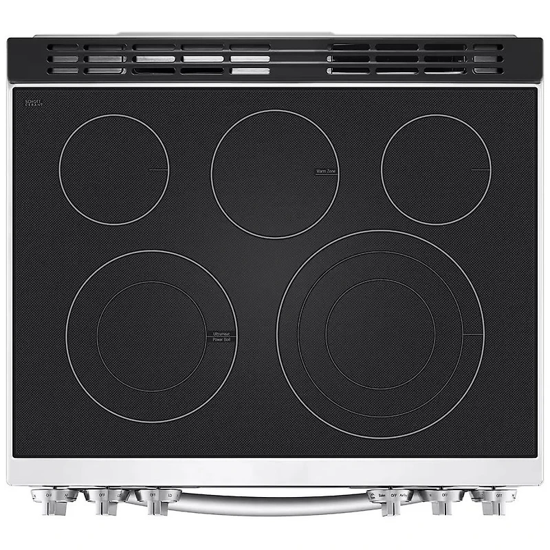 6.5 Cu. Ft. Stainless Slide-In Smart Electric Range with Air Fry