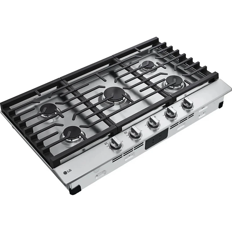 36 inch 5 Burner Stainless Drop-In Gas Cooktop