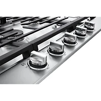 36 inch 5 Burner Stainless Drop-In Gas Cooktop