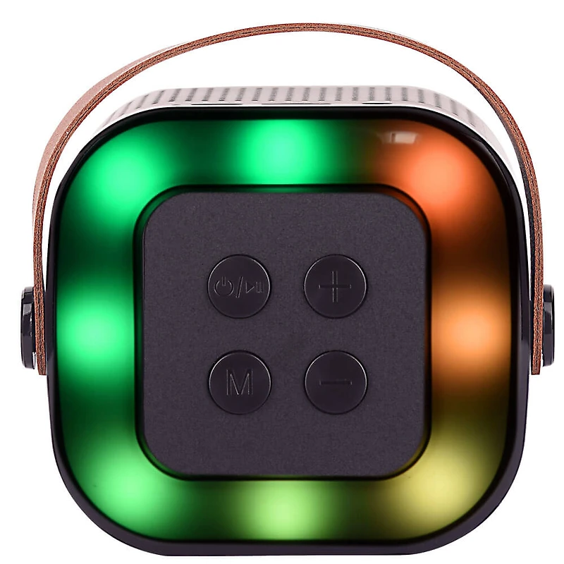 Mini Bluetooth Karaoke Speaker with Wireless Mic - Black