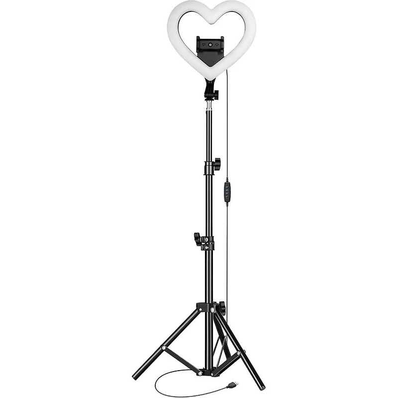 10 inch Heart Shaped RGB Selfie Ring Light - OPEN BOX